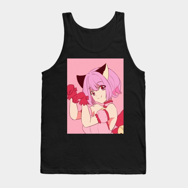 Cat Cat Ichigo Fanart Tank Top by YayaChann